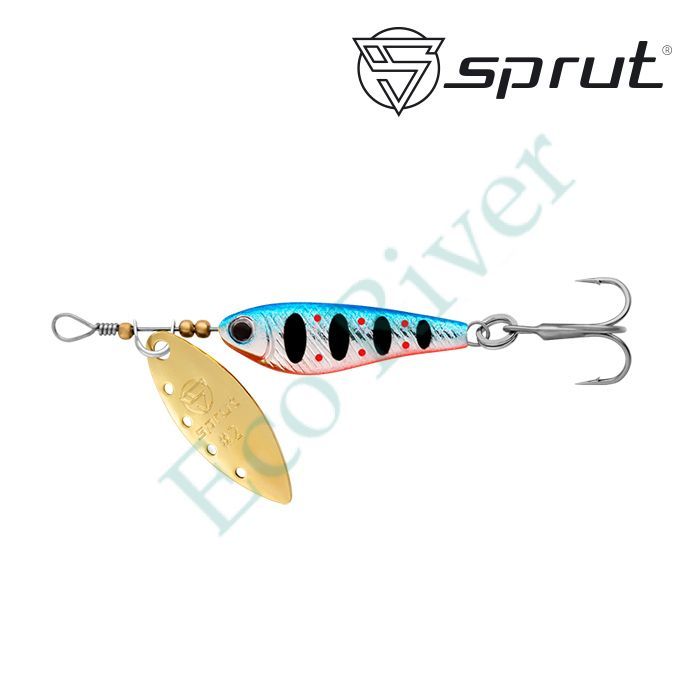 Блесна Sprut Alpina Long Spinner №2 9г/SBTR-G