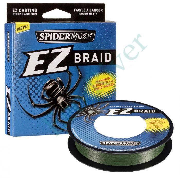 Плетеный шнур Spiderwire EZ Braid 0.17 100м зеленый 1152326