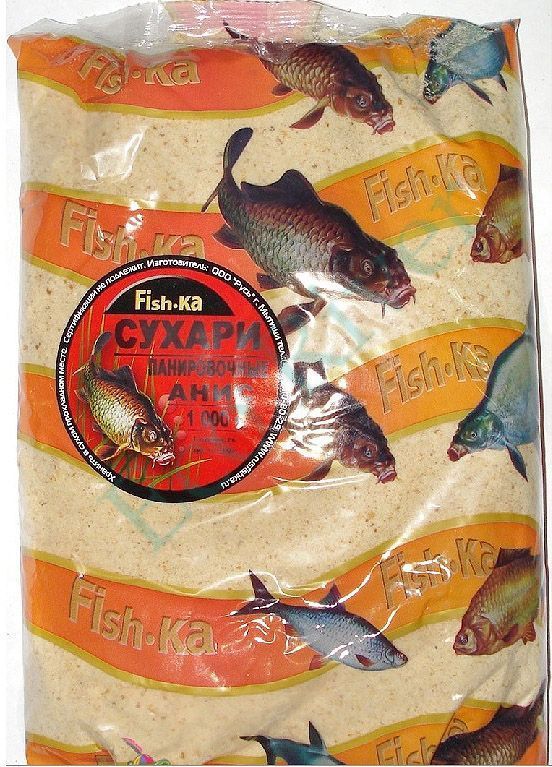 Сухарь "FISH-KA" панировочный Пшеничный анис 1000г (192)