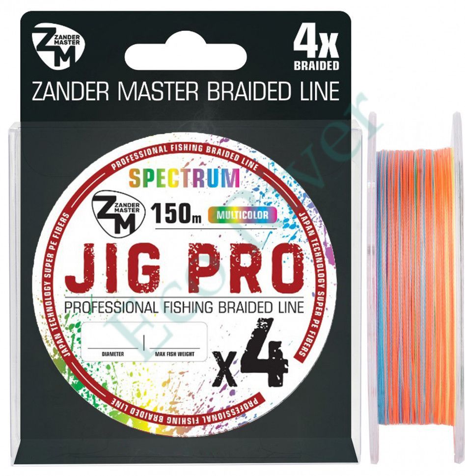 Плетеный шнур Zander Master Jig Pro 0.12 150м multi