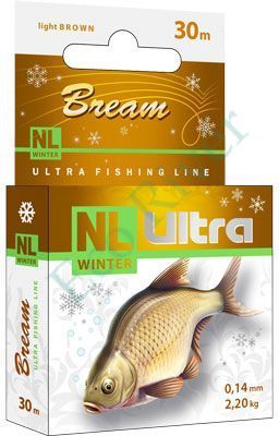Леска Aqua NL Ultra Bream лещ 0.20 30м