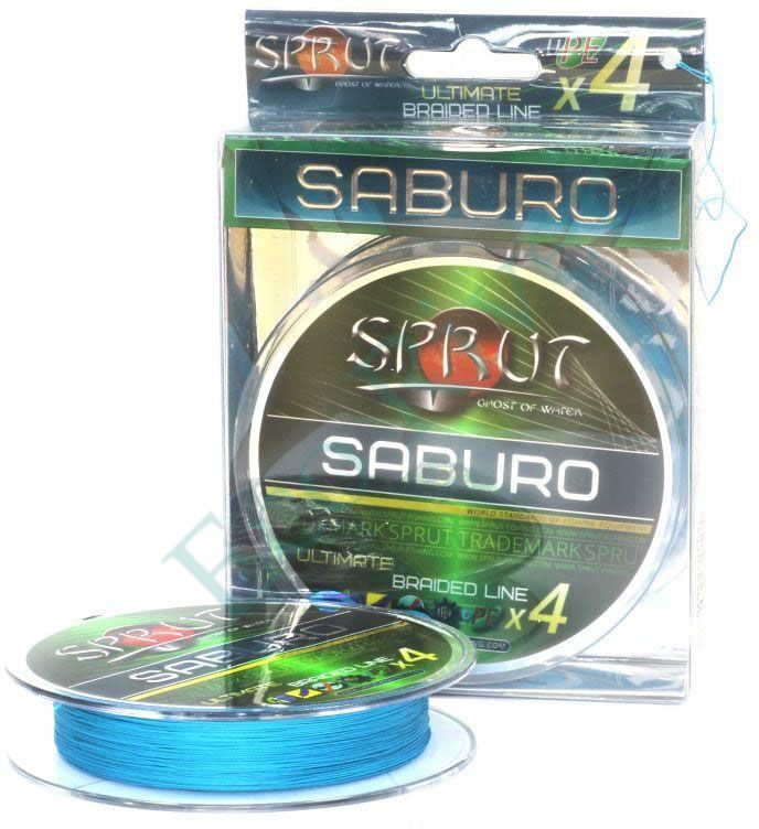 Плетеный шнур Sprut Saburo Soft Ultimate X4 sky blue 0.23 140м