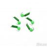 Мормышка безнасадочная Яман Гвоздешарик зеленый, d-2 мм, вес 0,45 г, шарик зеленый неон (уп. 5 шт.