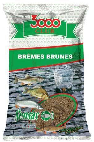 Прикормка Sensas 3000 Club BREMES Brune 1кг