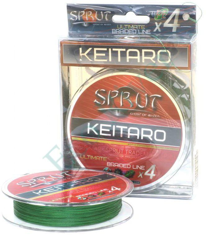 Плетеный шнур Sprut Keitaro Ultimate X4 dark green 0.12 140м