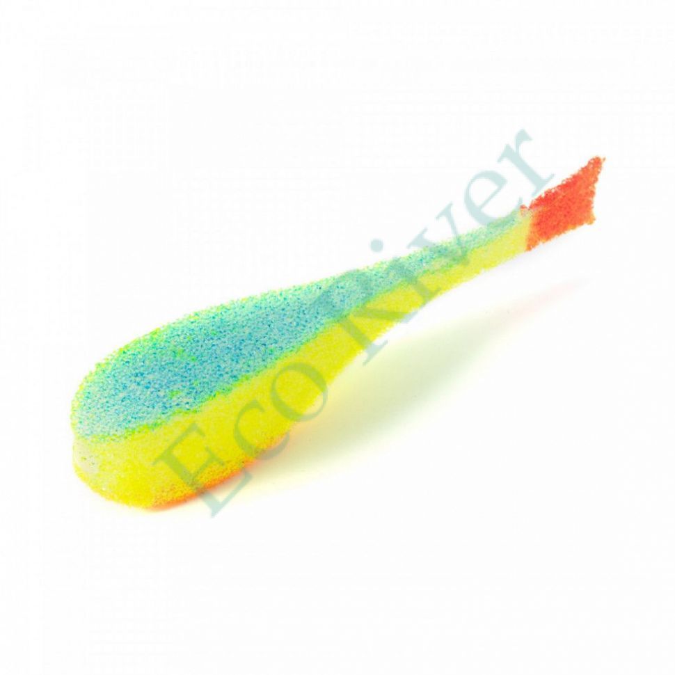 Поролоновая рыбка YAMAN с силиконовой вставкой, р. 90 мм, цвет 26 UV (5 шт.)