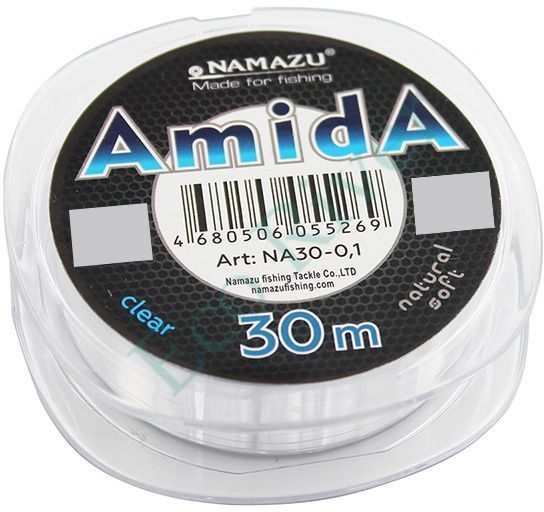 Леска Namazu Amida, L-30 м, d-0,18 мм, test-4,20 кг, прозрачная (уп. 10 шт.)/600/