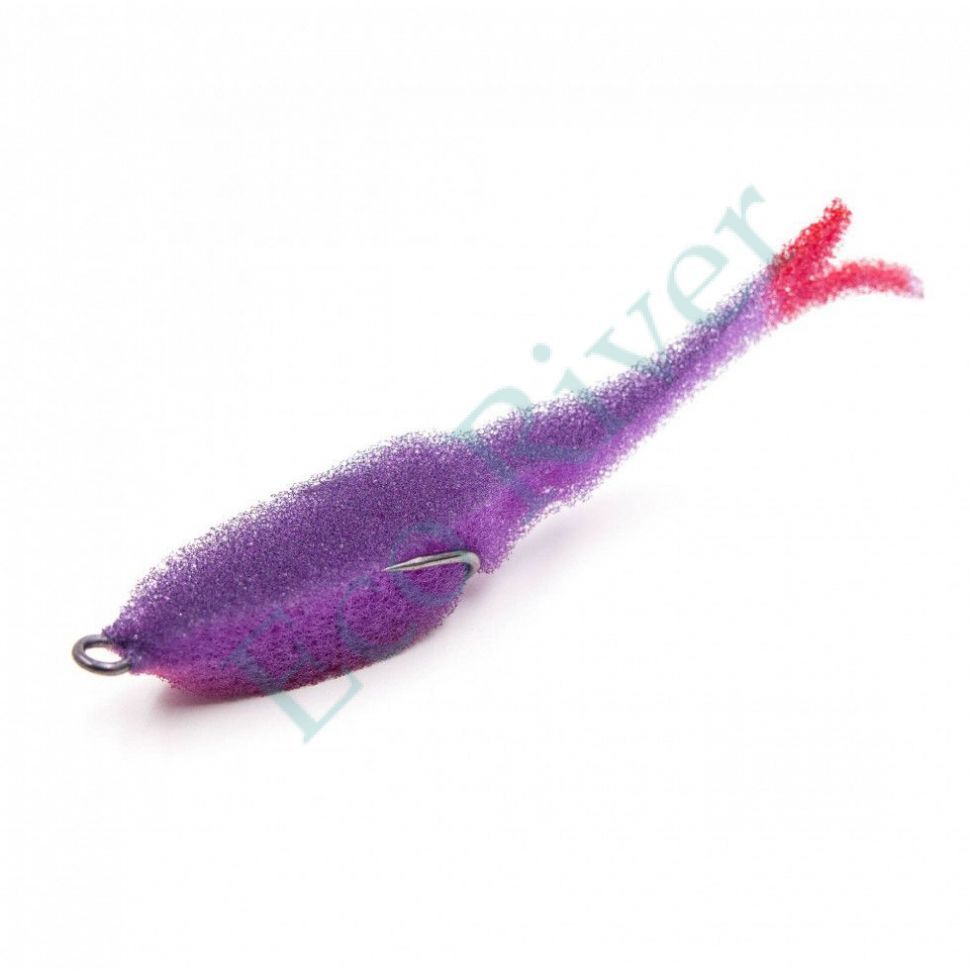 Поролоновая рыбка YAMAN Devious Minnow на двойнике, р. 105 мм, цвет 25 UV (5 шт.)