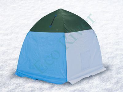 Палатка зимняя СТЭК 1-местная с дышащим верхом (алюм.крепеж) 06