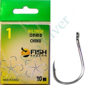 Крючок Fish Season Chinu-ring №2 BN 10шт 10026-02F