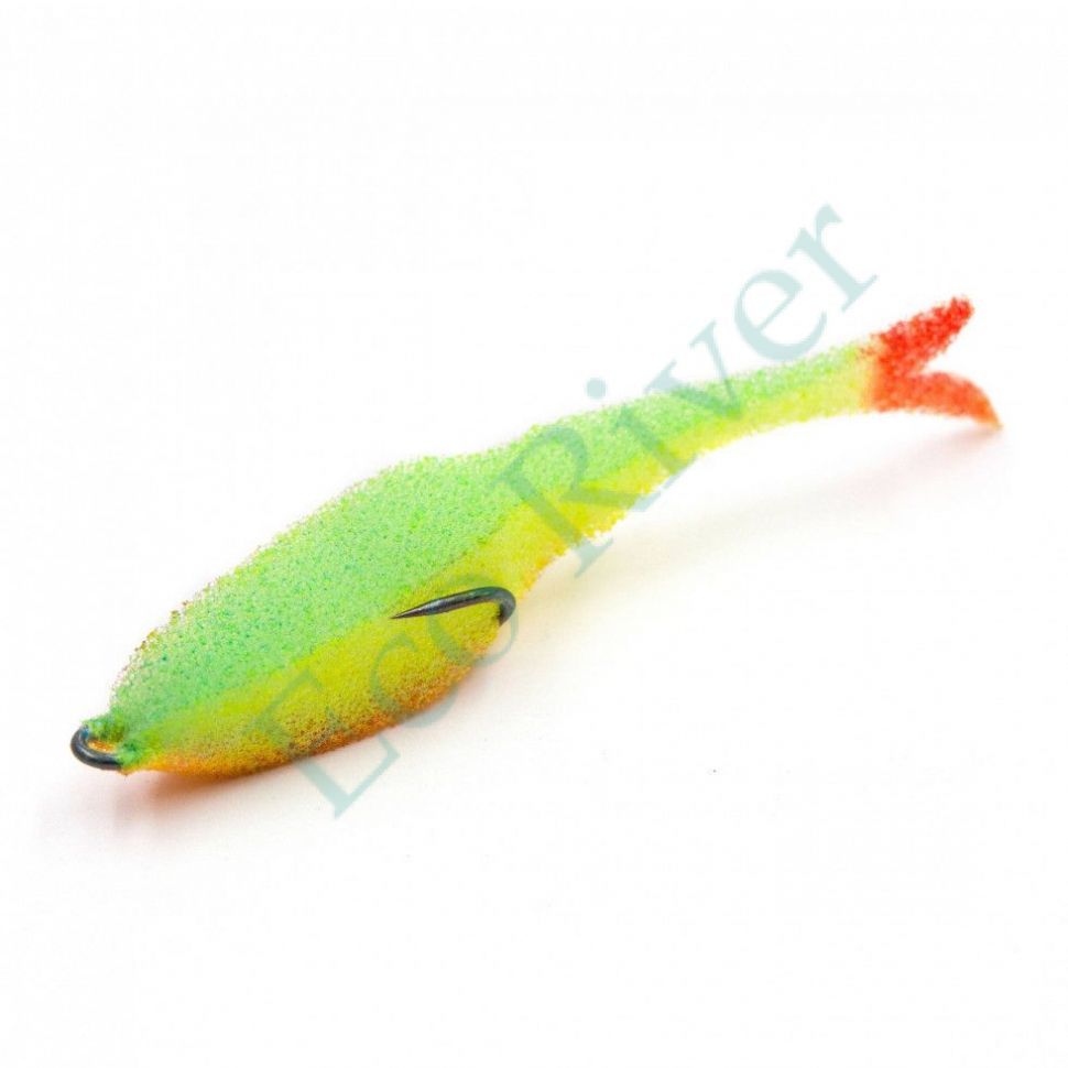Поролоновая рыбка YAMAN Devious Minnow на двойнике, р. 105 мм, цвет 26 UV (5 шт.)