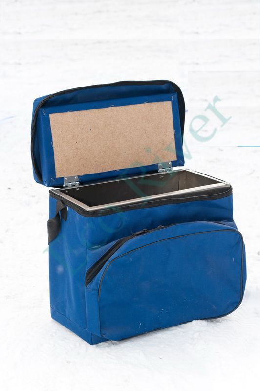 Ящик зимний алюминевый с сумкой 23л ДМ 40к