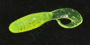 Приманка Allvega съедоб. Flutter Tail Grub 5.5см 1.8г SB-FTG55-001 chartreuse 10шт