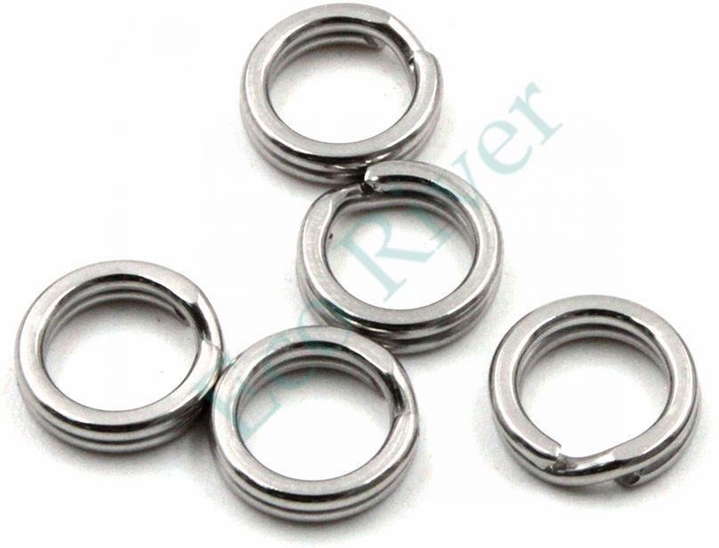 Заводное кольцо Namazu RING-A, цв. Cr, р. 10 ( d=4,3 mm), test-3,5 кг (уп.10 шт)/2000/1500/1000/3000