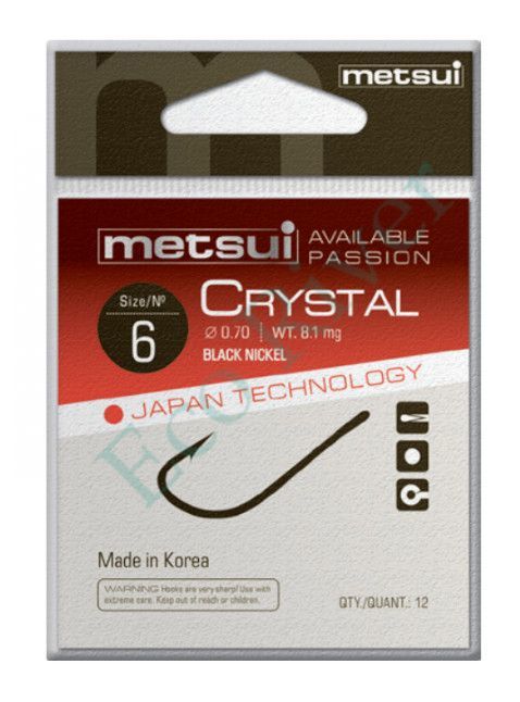 Крючок Metsui crystal bln №4 12шт CR-BLN-04