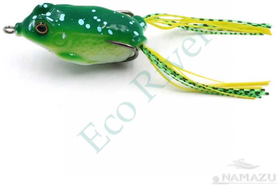 Лягушка-незацепляйка Namazu FROG, 45 мм, 6 г, цвет 12, крючок-двойник YR Hooks (BN) #1/0/400/200/