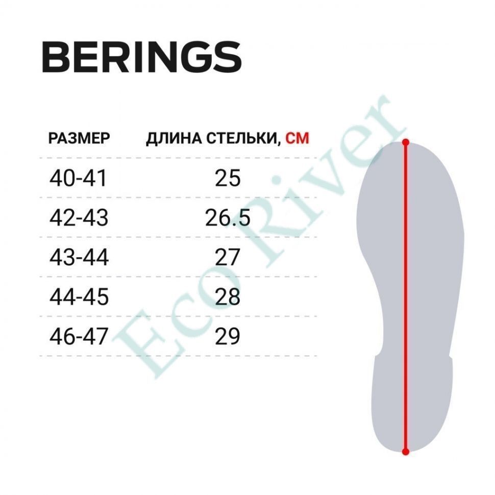 Сапоги зимние Norfin Berings с манж. антрац. -45C EVA р.42-43