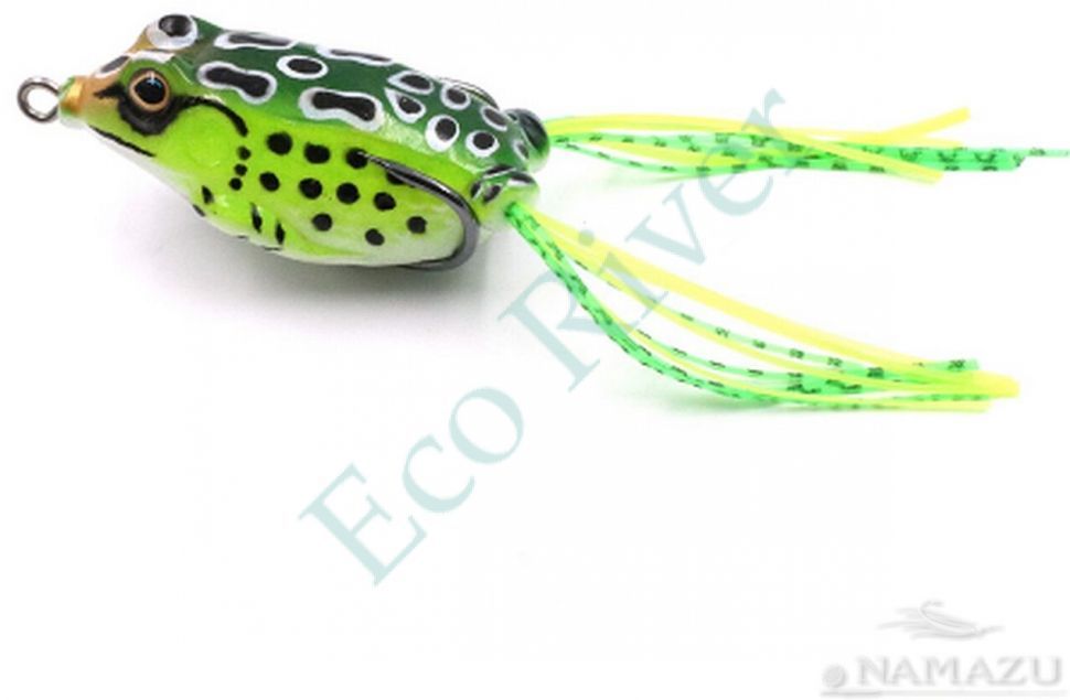 Лягушка-незацепляйка Namazu FROG, 45 мм, 6 г, цвет 17, крючок-двойник YR Hooks (BN) #1/0/400/200/