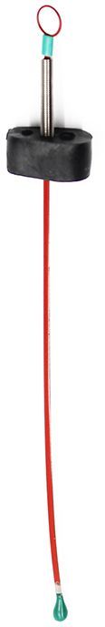 Сторожок Яман Спектр-35 ЧП, L-135мм, диам. 5мм, грузопод. 0,5-2,0 (красный) (уп.10 шт)