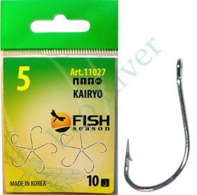 Крючок Fish Season Kairyo han-sure-ring №10 BN 10шт 11027-10F