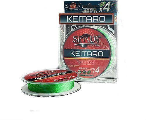 Плетеный шнур Sprut Keitaro Ultimate X4 neon green 0.20 140м