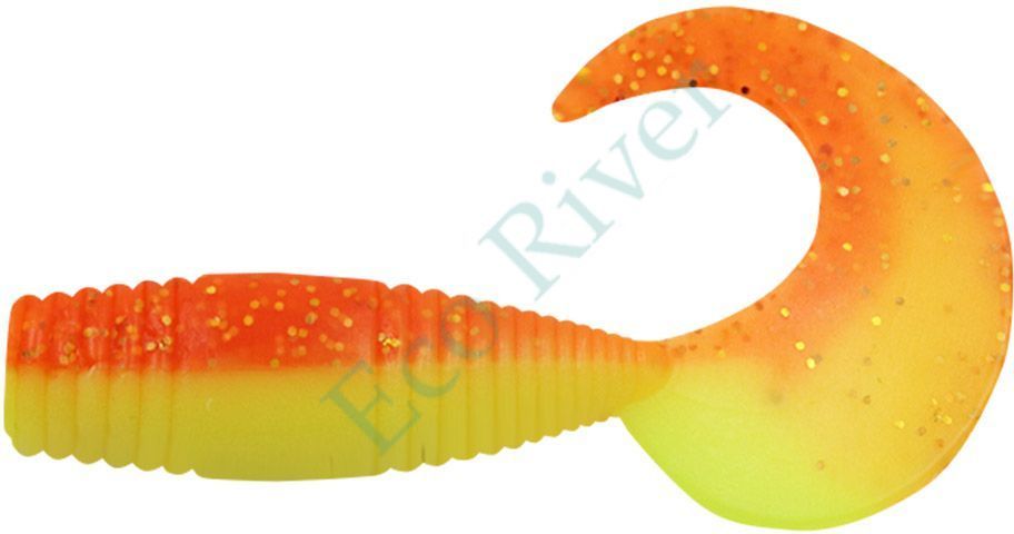 Твистер Yaman PRO Spry Tail, р.2 inch, цвет #25 - Sunshine (уп. 10 шт.)