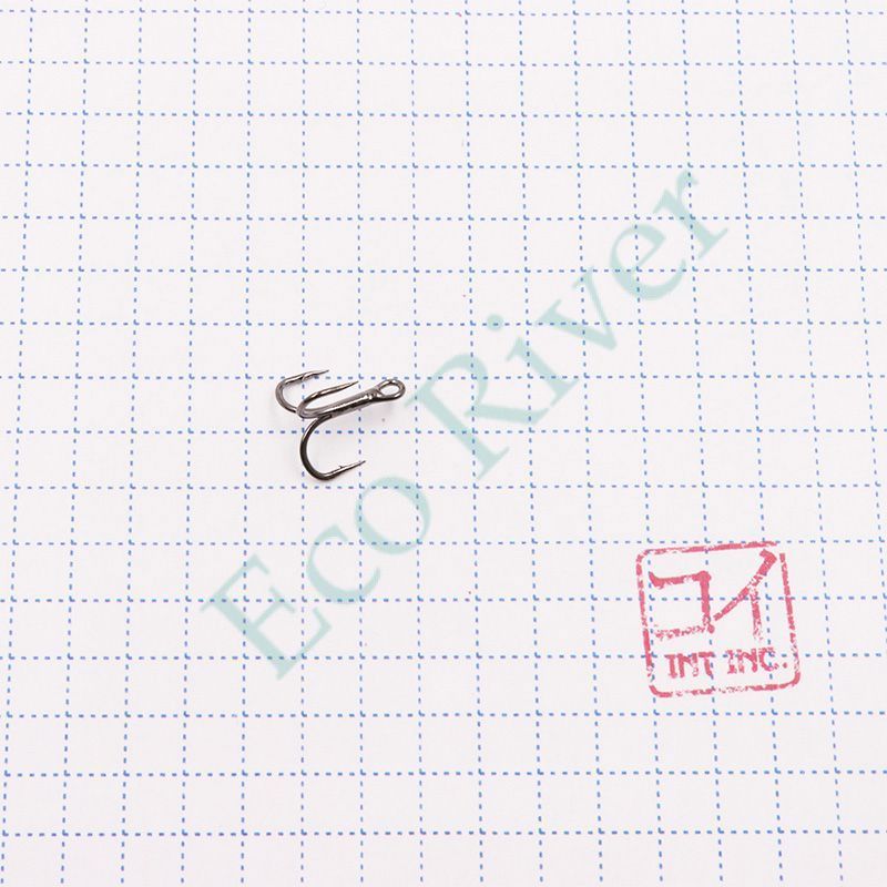 Крючок KOI SLENDER ROUND TREBLE, размер 16 (INT), цвет BN, тройник (5 шт.)/300/