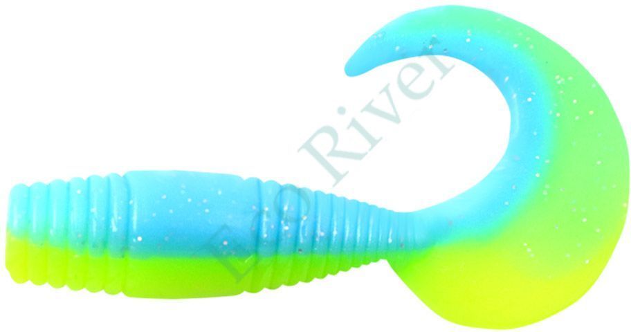 Твистер Yaman Pro Spry Tail, р.3 inch, цвет #18 - Ice Chartreuse (уп. 8 шт.)