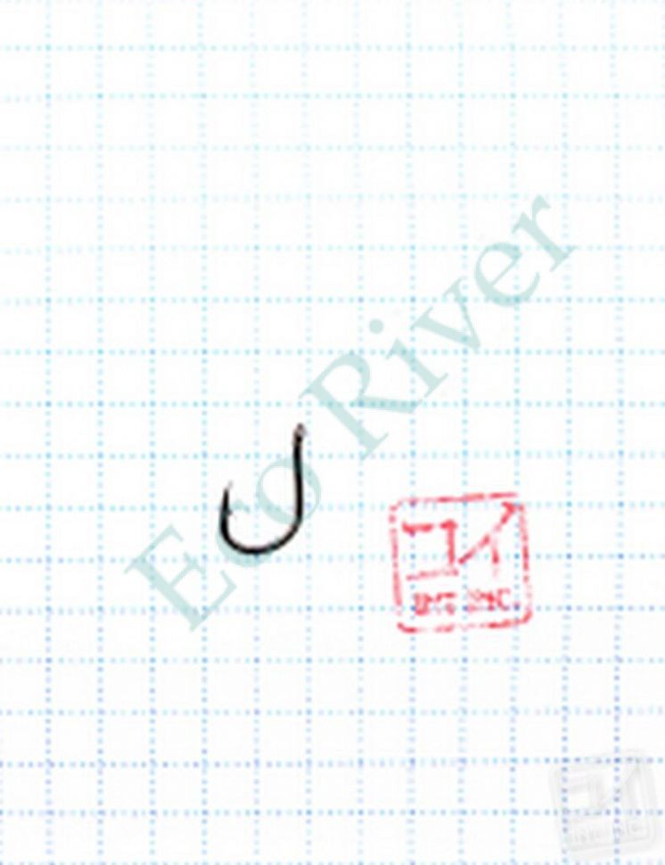 Крючок KOI 4X-ISEAMA-RING, размер 7 (INT)/6 (AS), цвет BN (10 шт.)/150/