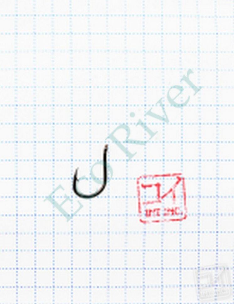 Крючок KOI 4X-ISEAMA-RING, размер 6 (INT)/8 (AS), цвет BN (10 шт.)/125/
