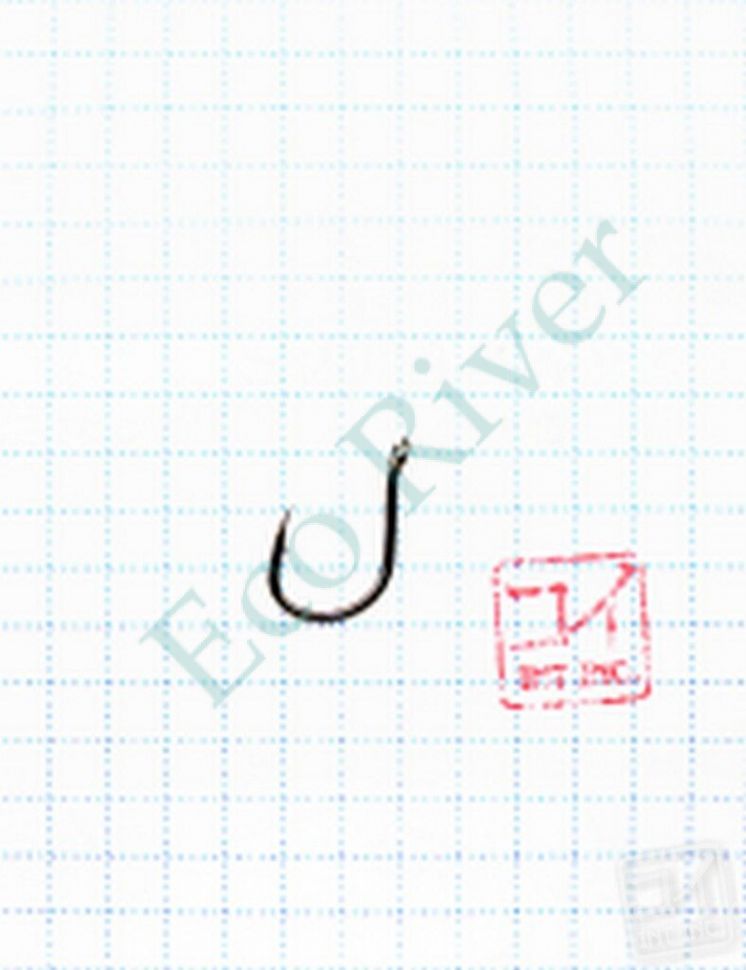 Крючок KOI 4X-ISEAMA-RING, размер 4 (INT)/10 (AS), цвет BN (10 шт.)/100/
