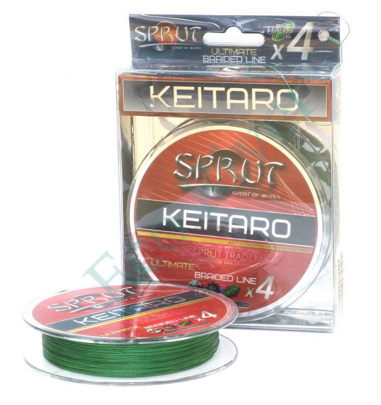 Плетеный шнур Sprut Keitaro Ultimate X4 dark green 0.10 95м